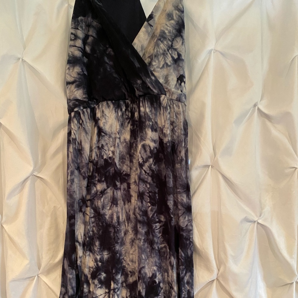 Tie dye interi maxi dress